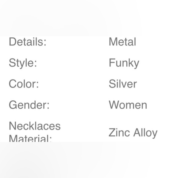 NEW METAL STYLE EARRINGS & NECKLACE JEWELRY SET - Picture 5 of 5